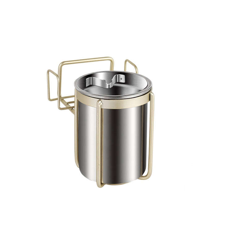 Stainless Steel Wall-mounted Ashtray Bathroom Multifunctional Ashtray Without Punching With Smoke...