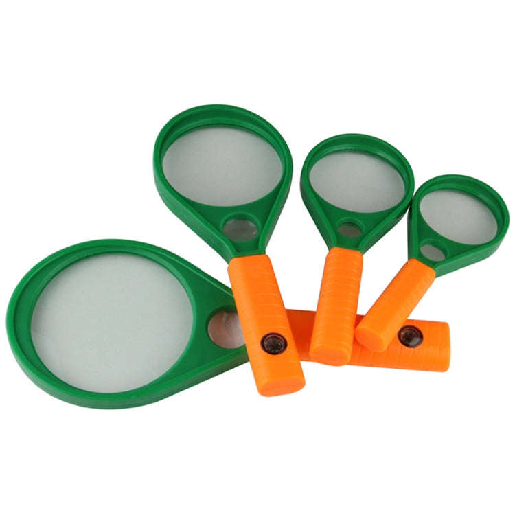 3pcs 3X/4X/6X/8X Elderly Reading Handheld Bifocal HD Magnifier, Specification: 60mm