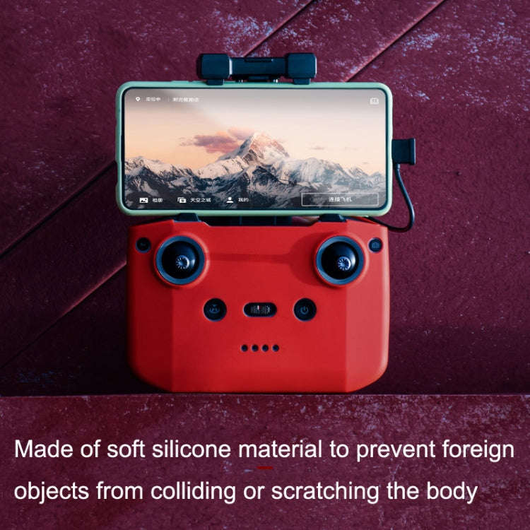 BRDRC DJI-7559 For DJI Mavic 3 / Mini 3 / 3 Pro Remote Control Silicone Protective Cover(Black)