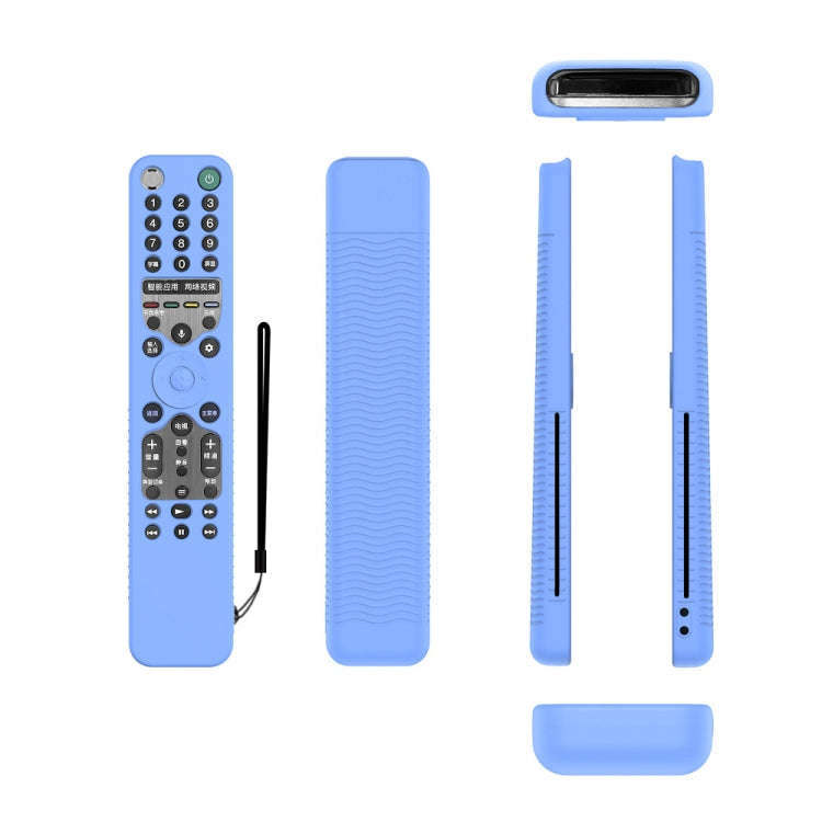 Y46 Remote Control Anti-Fall Silicone Protective Case For Sony RMF-TX600C/P/U/E 500U/E(Luminous B...