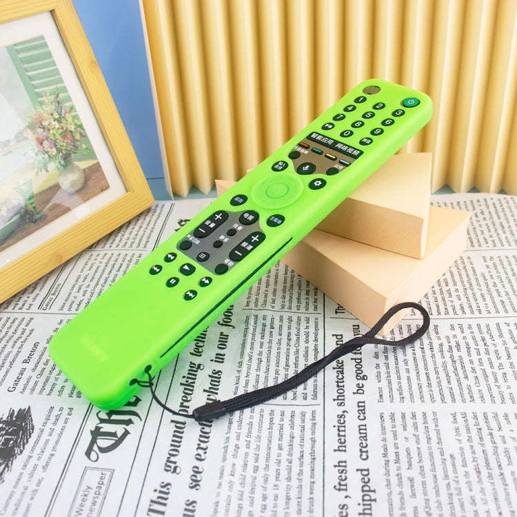 Y46 Remote Control Anti-Fall Silicone Protective Case For Sony RMF-TX600C/P/U/E 500U/E(Luminous G...