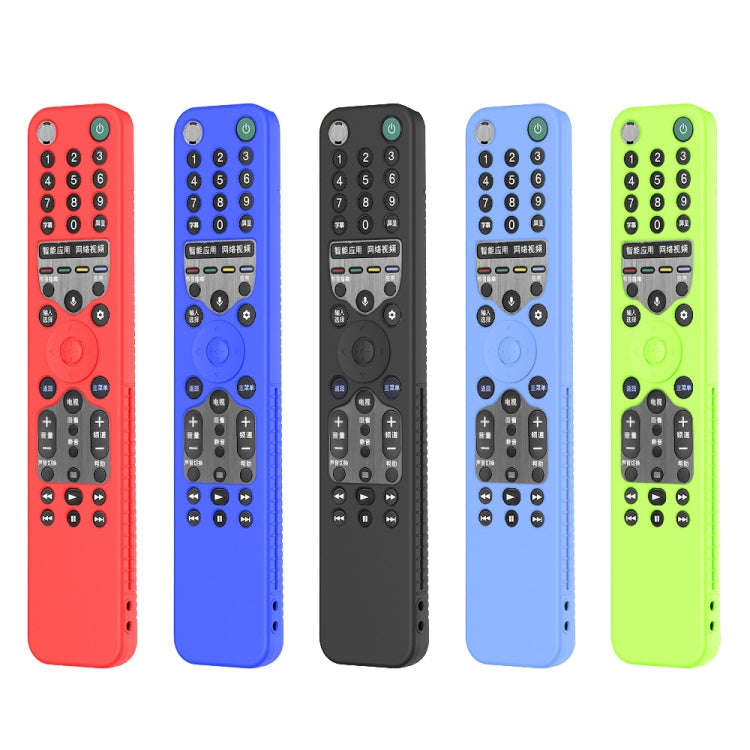 Y46 Remote Control Anti-Fall Silicone Protective Case For Sony RMF-TX600C/P/U/E 500U/E(Red)