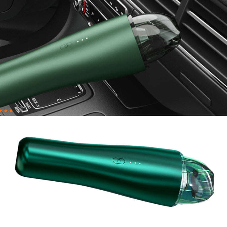 P02 Vehicles / Household High Power Large Suction Portable Wireless Handheld Vacuum Cleaner(Dark ...