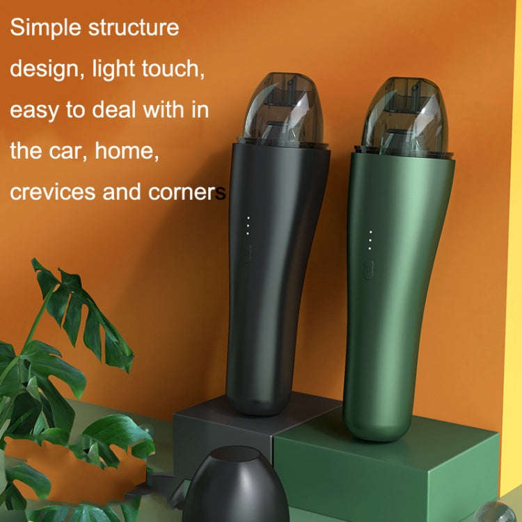 P02 Vehicles / Household High Power Large Suction Portable Wireless Handheld Vacuum Cleaner(Dark ...