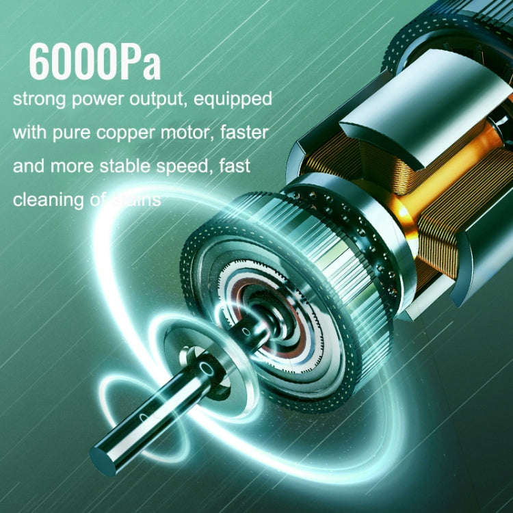 P02 Vehicles / Household High Power Large Suction Portable Wireless Handheld Vacuum Cleaner(Dark ...