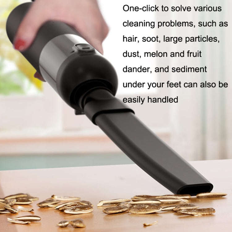 P03 16000Pa Strong Suction High Power Portable Handheld Wireless Car Vacuum Cleaner(Green Gray)