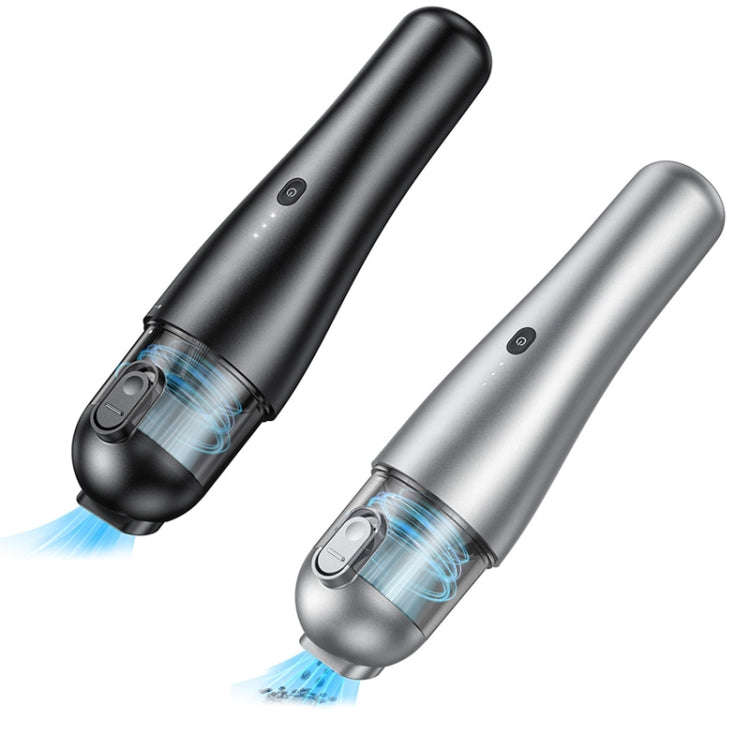 P06 12V High Power Portable Wireless Vehicles / Household Vacuum Cleaner(Silver White)