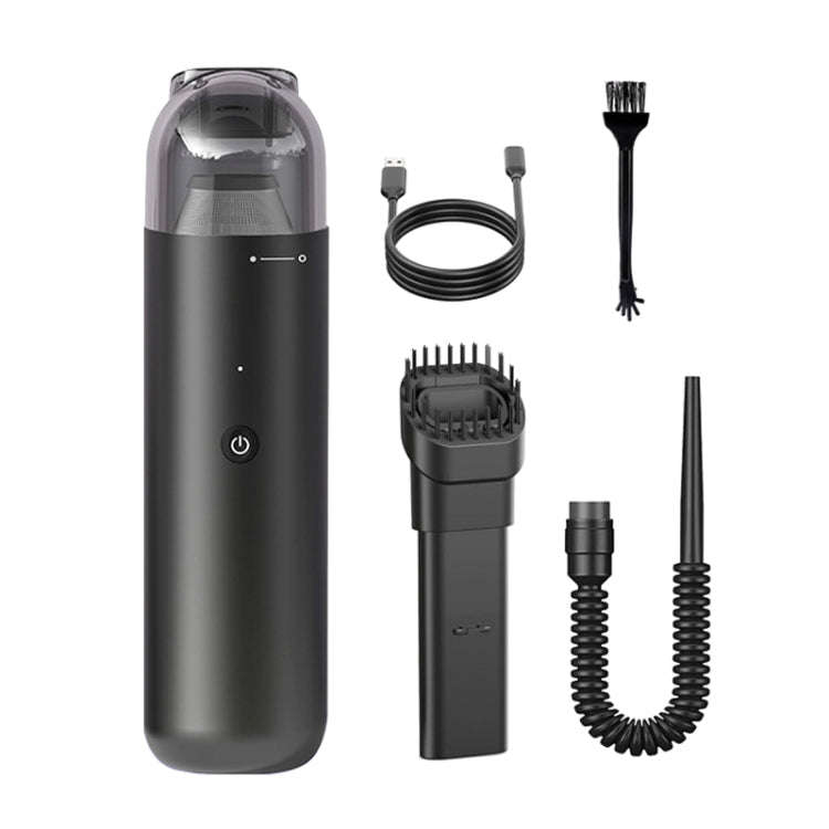 Pinjia P07 Wireless Mini Fashion Vehicle Vacuum Cleaner(Elegant Black)
