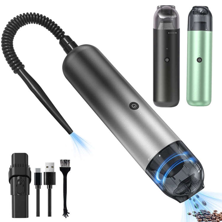 Pinjia P07 Wireless Mini Fashion Vehicle Vacuum Cleaner(Gradient Gray)