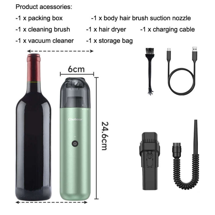 Pinjia P07 Wireless Mini Fashion Vehicle Vacuum Cleaner(Gradient Gray)