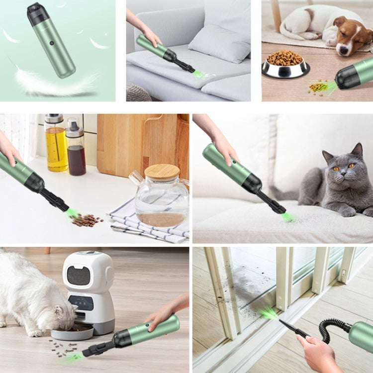 Pinjia P07 Wireless Mini Fashion Vehicle Vacuum Cleaner(Gradient Gray)