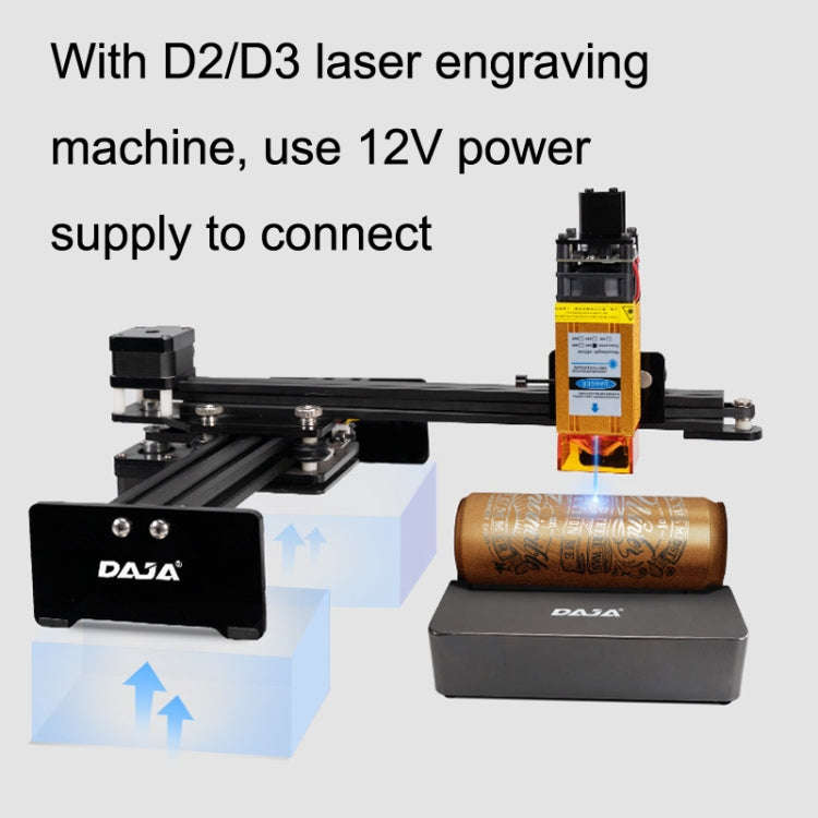 DAJA R3 For D2 / D3 / X1 / M1 Laser Carving Machine Rotation Shaft(Black)