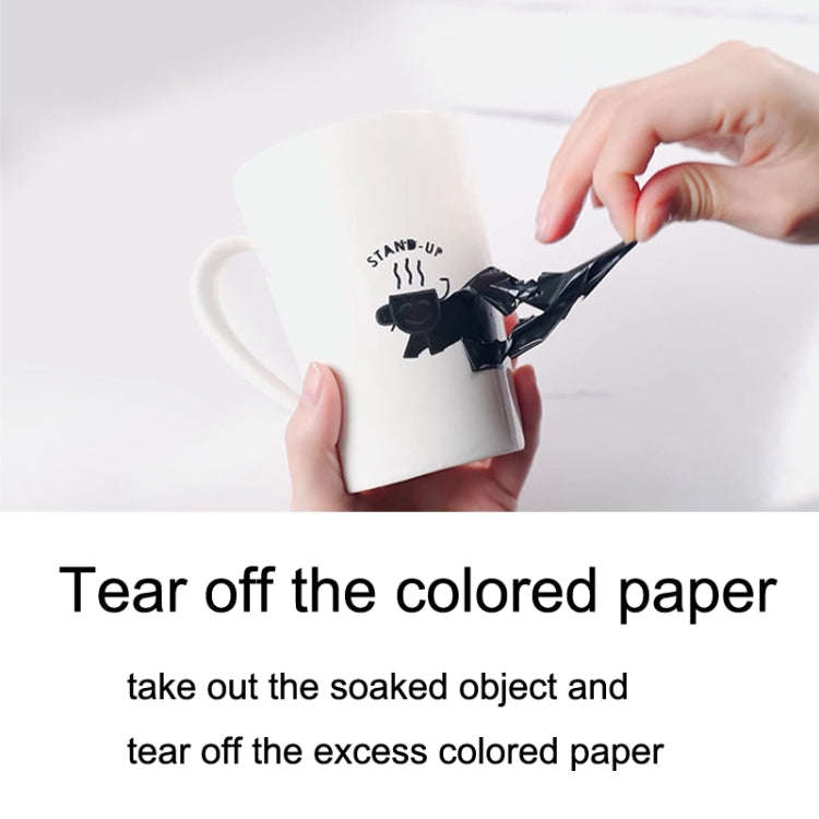 DAJA Carved Color Paper For Ceramic / Glass / Stone / Crystal / Jade(Blue)