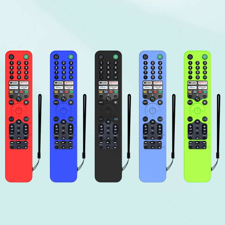 For Sony RMF/MG3-TX520U Y52 Voice Remote Anti-Drop Silicone Protective Cover(Luminous Green)