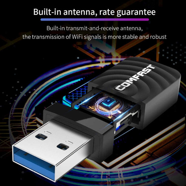Driver-free USB Wireless Gigabit Network Card WIFI Transmitter Receiver