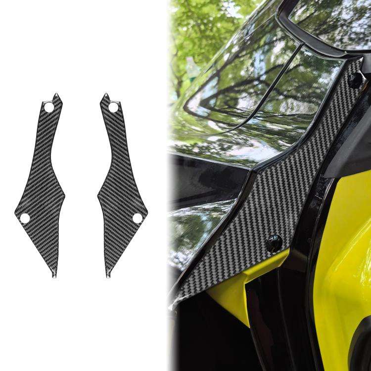 For Chevrolet Corvette C8 2pcs /Set Rear Door Inner Frame Sticker(Black)