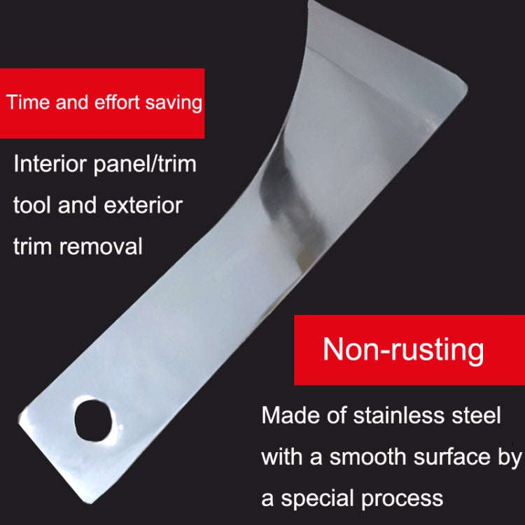 Automotive Metal Hard Cockpit Disassembly Door Panel Repair Stainless Steel Cocktail Tool(2mm Thick)