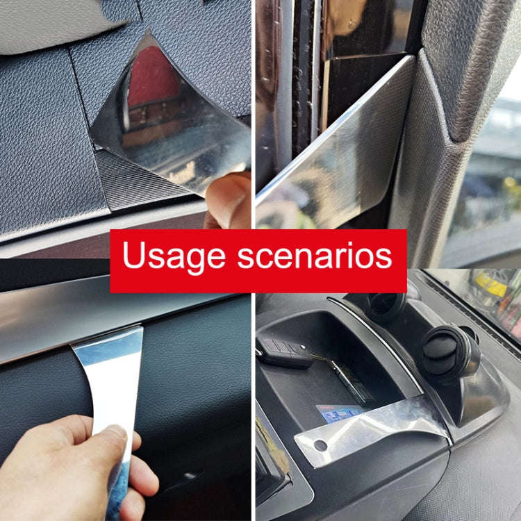 Automotive Metal Hard Cockpit Disassembly Door Panel Repair Stainless Steel Cocktail Tool(2mm Thick)