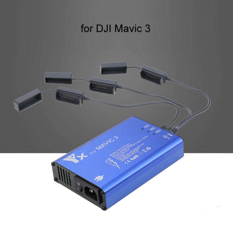 for DJI Mavic 3 YX 1 to 5 Charger With Switch(AU Plug)