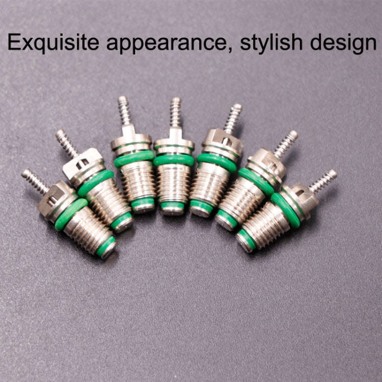R134A Auto Air Conditioned Valve Core Mouth Fast Exhaust Valve(Green)