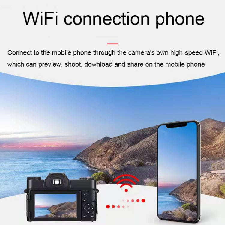 R10 4K HD 48MP Retro Foldable Screen Digital Camera(Simple Version)