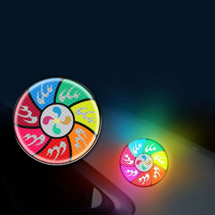 Car Door Anti-Collision Scrape And Rearview Mirror Colorful Safety Warning Reflective Sticker, St...
