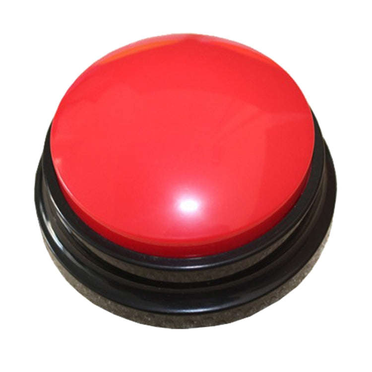 Pet Communication Button Dog Vocal Box Recording Vocalizer, Style: Recording Model(Red)