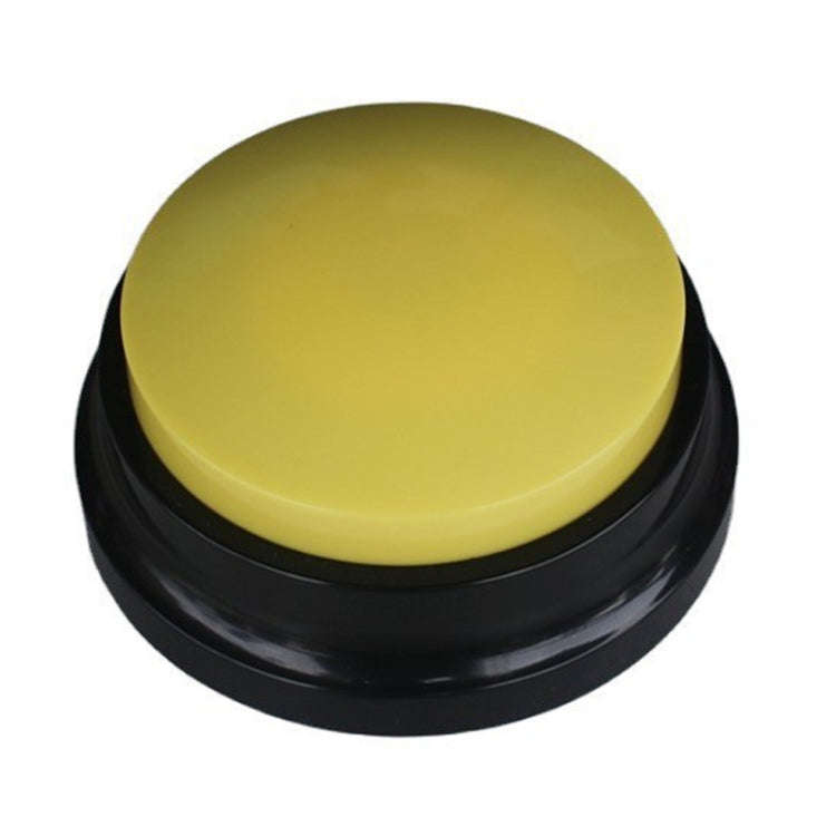 Pet Communication Button Dog Vocal Box Recording Vocalizer, Style: Recording Model(Yellow)