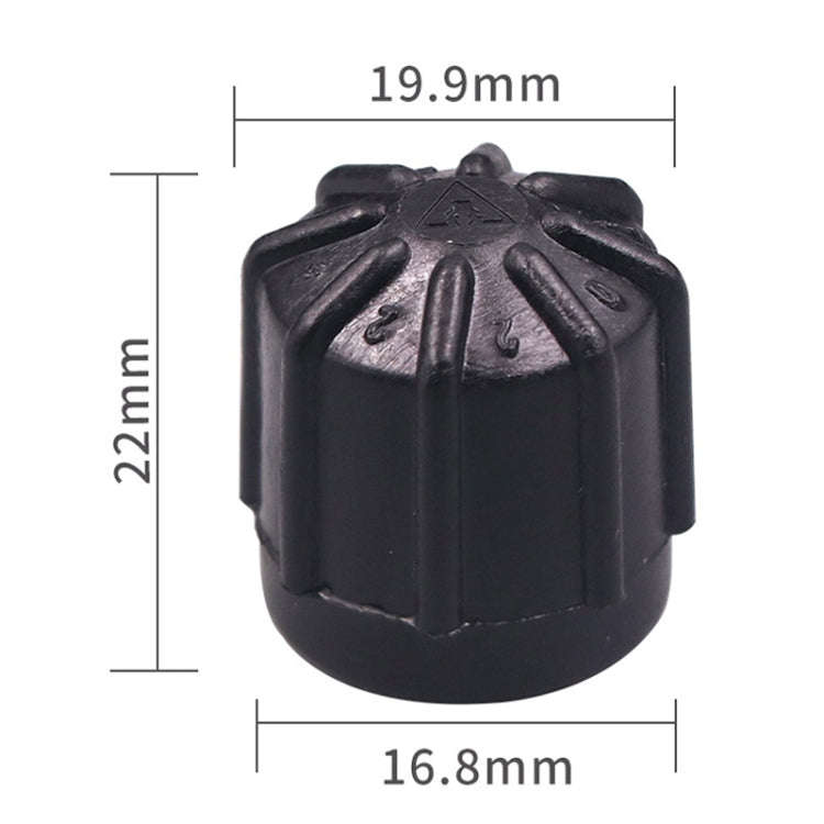 20pcs Car Air Conditioner Dustproof Plastic Valve Leakproof Cap(Large)