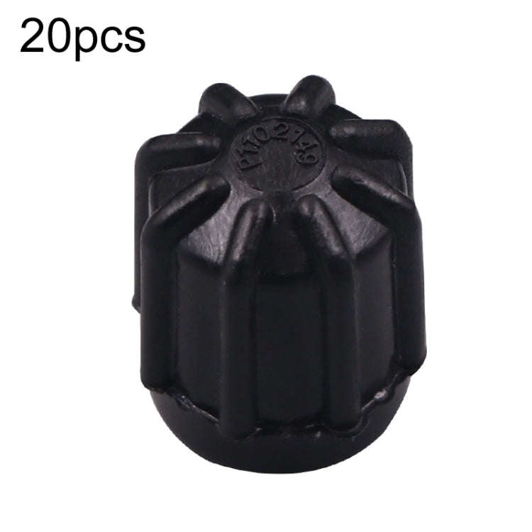20pcs Car Air Conditioner Dustproof Plastic Valve Leakproof Cap(Small)