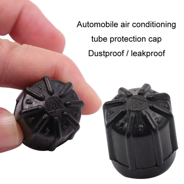 20pcs Car Air Conditioner Dustproof Plastic Valve Leakproof Cap(Large)