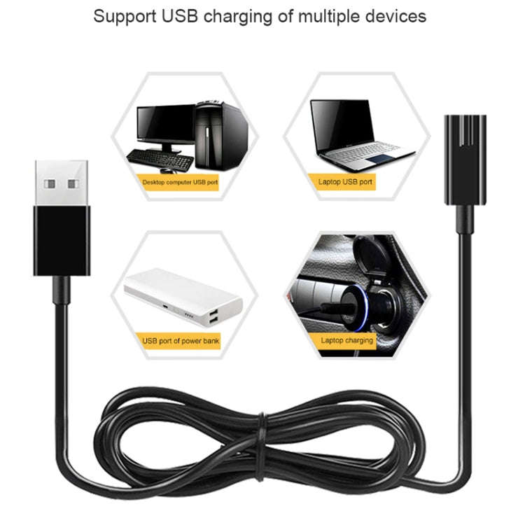 6pcs Electric Shaver USB Charging Cable for FLYCO Razor FS372 FS373 FS871 FS375 FS339 FS378 FS376...