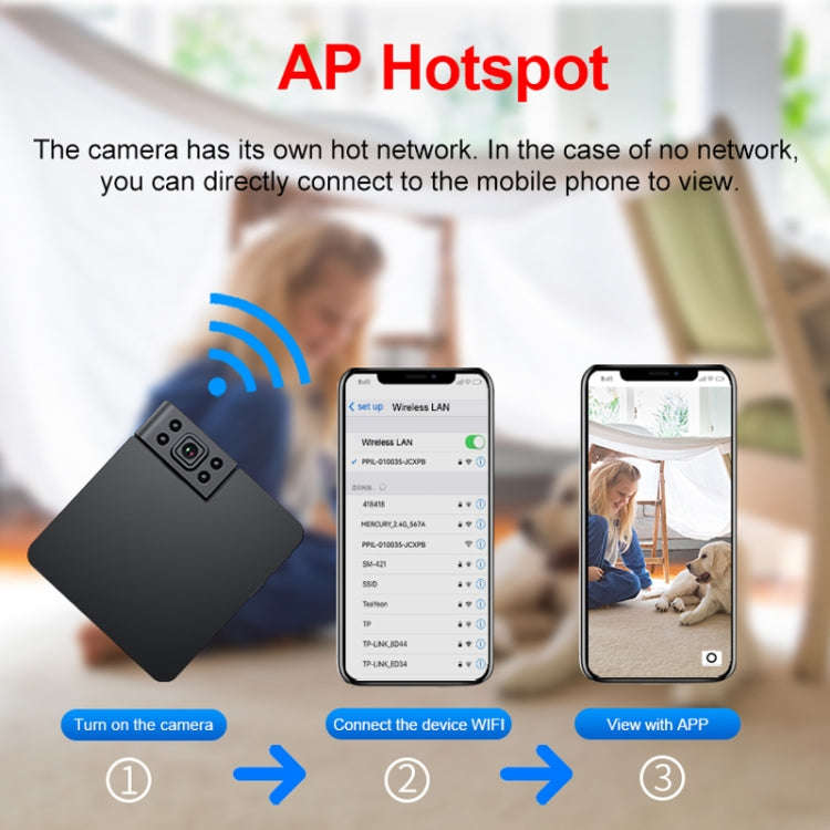 WK11 Smart WiFi Children Monitor 1080P HD Sports Photography Network Camera