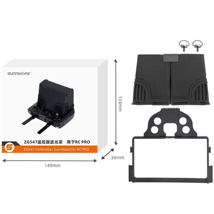 Sunnylife ZG547 For Mavic 3 / RC Pro / Mini3 Pro Remote Control Hood(Black)