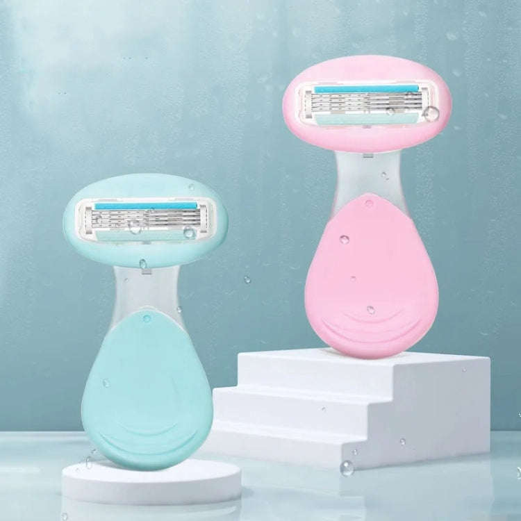 D940L Hair Removal Instrument Matching Female Manual Shaving Knife(Pink)
