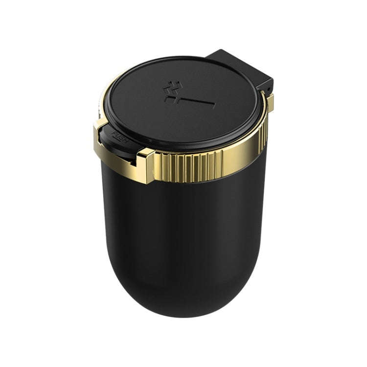Car Universal Multifunctional Ashtray With Cover(Gold)