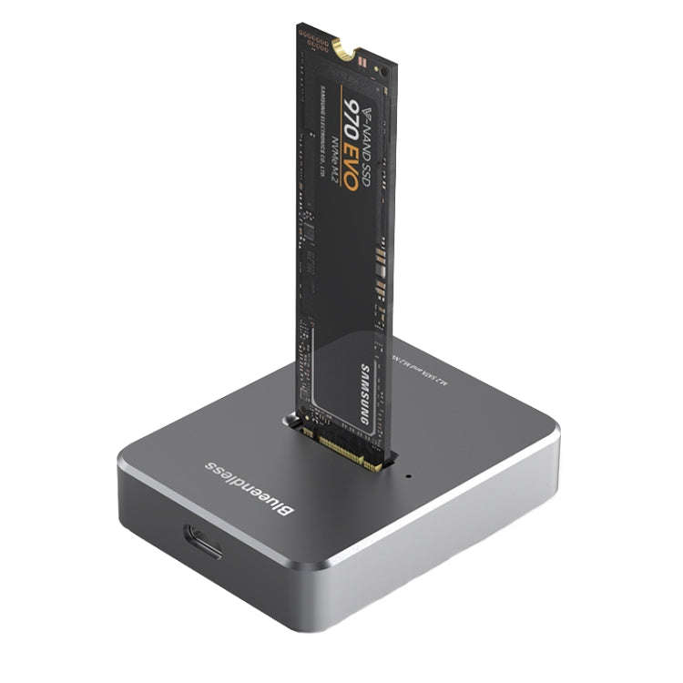 Blueendless SD03 M.2 SATA/NVME Dual Protocol Solid-State Hard Disk Base(Gray)