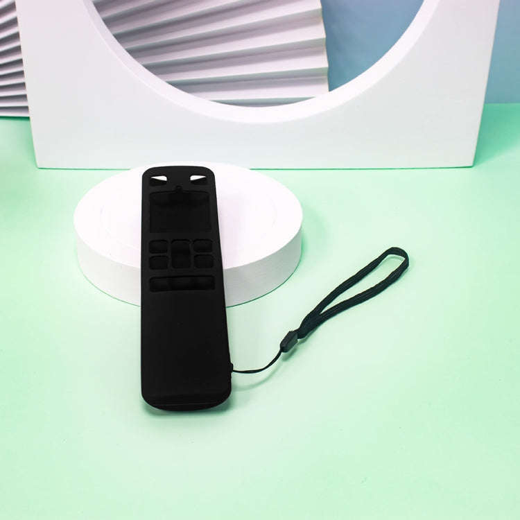 For TCL RC802V FMR1 FNR1 Y40 TV Remote Control Anti-Drop Silicone Protective Case(Black)