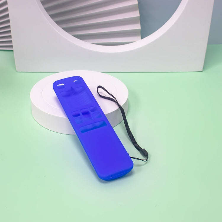 For TCL RC802V FMR1 FNR1 Y40 TV Remote Control Anti-Drop Silicone Protective Case(Blue)