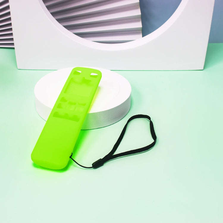 For TCL RC802V FMR1 FNR1 Y40 TV Remote Control Anti-Drop Silicone Protective Case(Luminous Green)