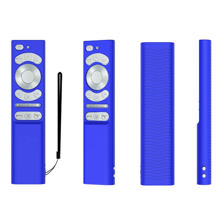 For Samsung Smartone3 TM1990C BN59-01357 Y34 Remote Control Silicone Cover(Blue)