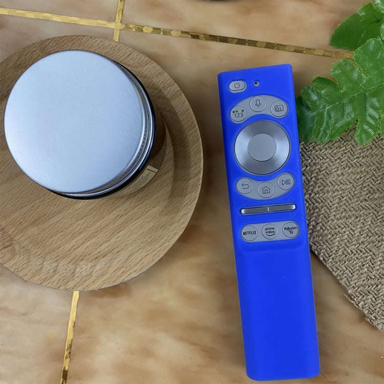 For Samsung Smartone3 TM1990C BN59-01357 Y34 Remote Control Silicone Cover(Blue)