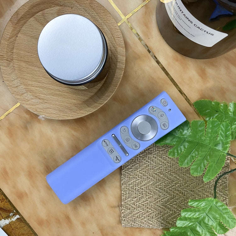 For Samsung Smartone3 TM1990C BN59-01357 Y34 Remote Control Silicone Cover(Luminous Blue)