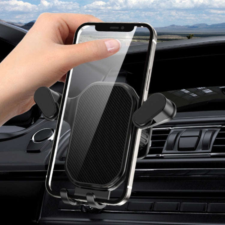 Car Air Outlet Upside-down Hook Strong Mobile Phone Holder(High-grade Black)