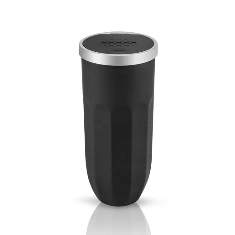 Car Storage Tube Cup Holder Miscellaneous Trash Can With Aroma Diffuser(Black)