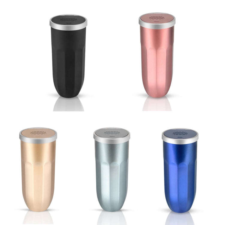 Car Storage Tube Cup Holder Miscellaneous Trash Can With Aroma Diffuser(Black)