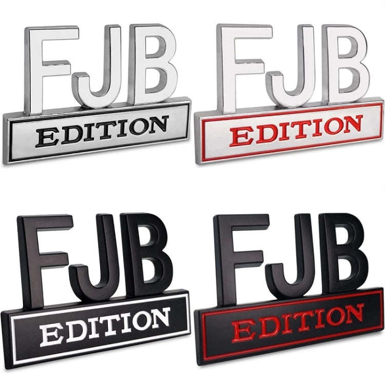 5pcs Car Body Rear Modification Plate Label(Black Red)