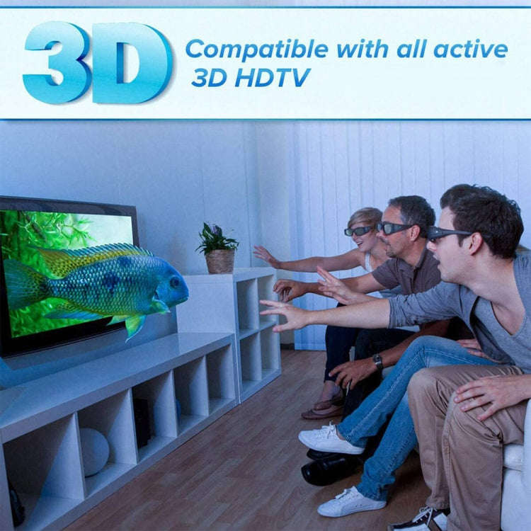 Active Shutter 3D Glasses Support 96HZ-144HZ for DLP-LINK Projection(KX30)
