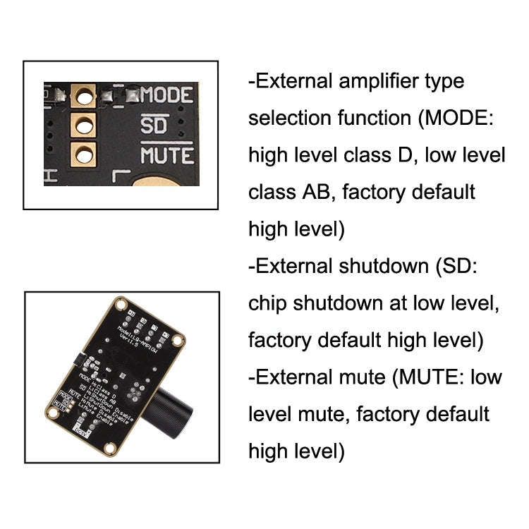 PAM8406 Digital Power Amplifier Board DIY Small Speaker 5W+5W Dual Channel Stereo Doco Ding 5V Am...