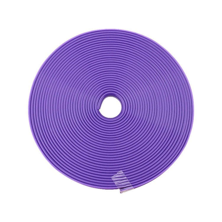 8m/roll Car Wheel General Sticker Modified Protection Sticker Anti-collision Strip(Purple)